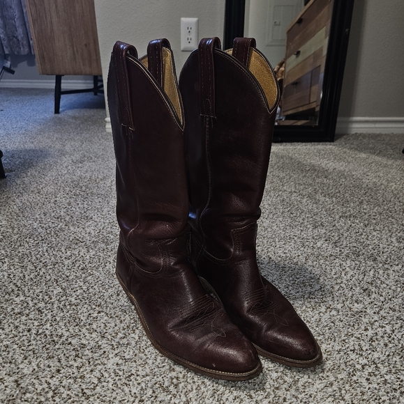 FRYE Cowboy boots mens size 10D - Picture 1 of 7